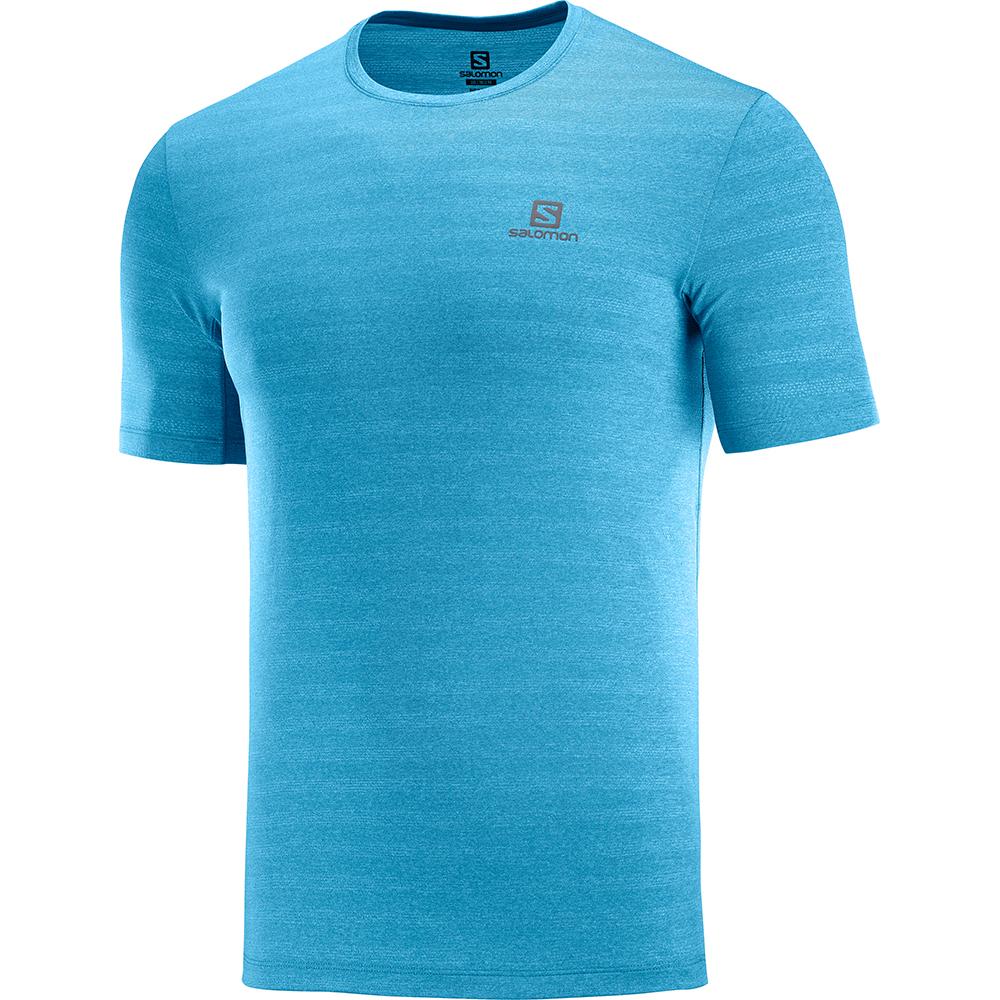 Salomon Israel XA M - Mens T shirts - Blue (INPK-47209)